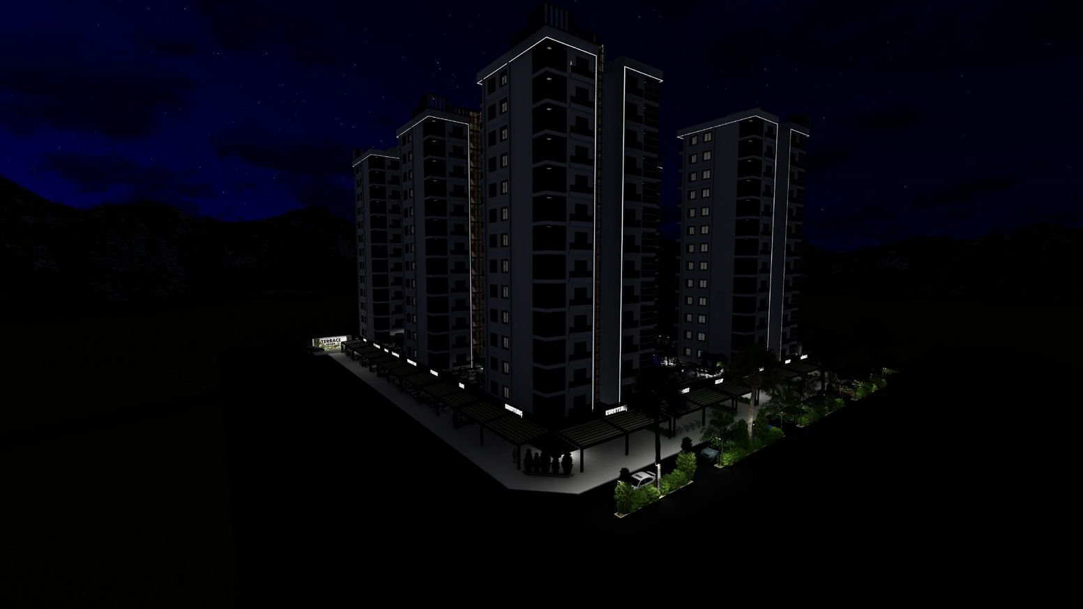 Gece de yaşayan bir proje